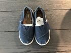 Tiny Toms Classics Navy Blue Infant Toddler Baby Boy Girl Canvas Shoes Size 8