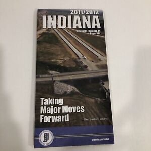 New ListingRoad Map, Indiana Transportation Map, 2011-2012 - USED with Wearing