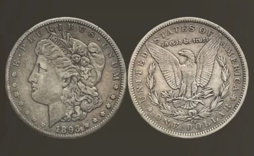 1893 CC Morgan Dollar VF25, Beautiful Orginal Color, Collector's Choice!