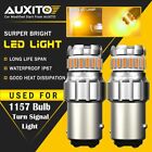 AUXITO 1157 Amber Yellow LED Turn Signal Indicator Parking Light Bulbs CANBUS XD (For: Kia Sportage)