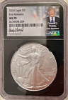 2024 American Silver Eagle $1 DONALD TRUMP LABEL NGC MS70 First Releases