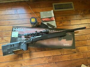 airsoft gun metal m40A3 bolt Action Sniper With Scope Lot