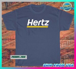 New item Shirt Hertz Car Rental american funny Logo Men's  Size S-5XL