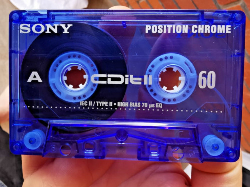 SONY CDit II-60C Type II CrO2 Tape Audio Cassette