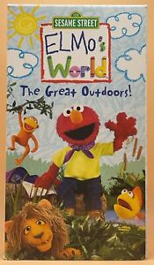 Elmo's World - The Great Outdoors VHS 2003 Sesame Street **Buy 2 Get 1 Free**