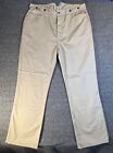 Classic OldWest Styles Pants Mens 42x33 Beige Canvas V Notch Western Frontier