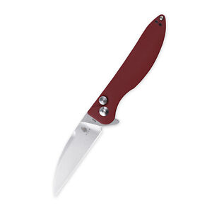 Kizer Vanguard Sway Back Red Micarta Handle N690 Steel EDC Knife V3566N4