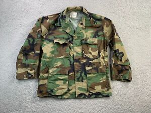 New ListingVintage Military Coat Combat Woodland Mens Large Long 80s M81 Camouflage Shirt