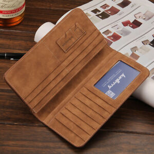 Womens Leather Wallet Credit Card Holder Long Bifold Purse Clutch Handbag NEW