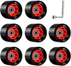 8 Pack 58Mm X 39Mm, 95A, Indoor Quad Roller Skate Wheels for Roller Derby Speed