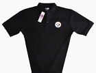 Pittsburgh Steelers NFL Team Logo Black Polo Shirt Men's Medium, Large, XL