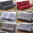 Armless Sofa Bed Cover Non-Slip Stretch Futon Slipcover Folding Couch Cover US