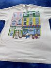 Charleston SC Vintage T-Shirt Size L White Single Stitch USA 1980s Stores READ