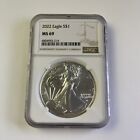 New Listing2022 $1 American Silver Eagle Dollar US Coin NGC MS69 Uncirculated