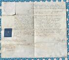 1823 vellum document Royal Navy signed by Sir John Barrow