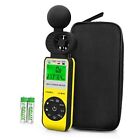 Digital Anemometer, 3 in 1 Handheld Portable Anemometer Wind Speed LC-881W