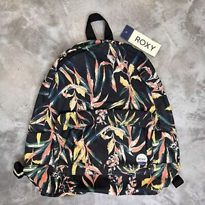 ROXY Sugar Baby Backpack School Bag Women’s Girls Floral Tropical Multicolor NWT