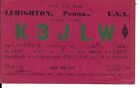 QSL 1962   Lehighton PA    radio card