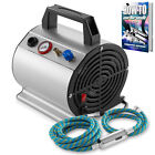 PointZero 1/6 HP Airbrush Compressor w/ Internal Tank and 6 Ft. Hose
