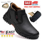 Mens Work Boots Indestructible Shoes Composite Toe Shoes Waterproof Safety Shoes