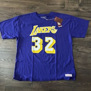 Mitchell & Ness #32 Magic Johnson  Lakers Jersey Shirt Hardwood Classic 3XL XXXL