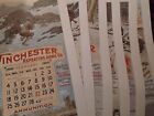 WINCHESTER Repeating Arms Reproduction Calendars set of 6 1969 Gun History NICE