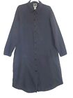 Prairie Underground Blue Hemp & Cotton Long Lagenlook Shirt Dress. Size XL