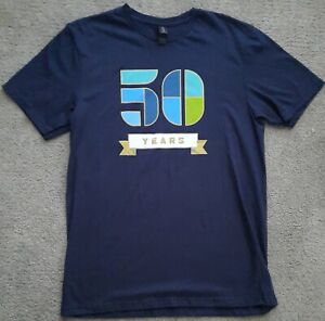 NEW Goodwill T-Shirt Adult Size M Blue Thrift Store 50 years