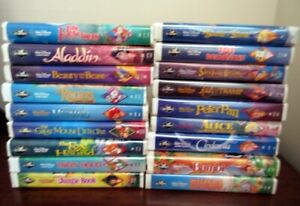 New ListingRare complete 18 VHS set of Walt Disney Black Diamond Classics, Alice, Sleeping