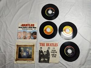 New ListingThe Beatles 45 Records Lot Of (7) Strawberry All You Need Is Love Help! Penny