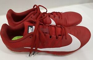 Nike Zoom Rival 5 Men's Size 11, Track Sprint Shoes/Spikes,Red 907564-600