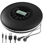 CD Player Portable, Discman with Stereo Earbuds and Bluetooth Output, Anti-Skip