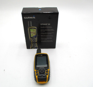 Garmin GPS Map 64 Tested Works Portable GPS w Box & Cords