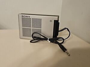 New ListingVintage SONY Walkman Speakers Portable Folding Pocket Audio Silver Black SS-WM20