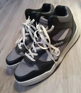 Reebok Grey And Black Basketball Ankle Shoes Size 10 Mens