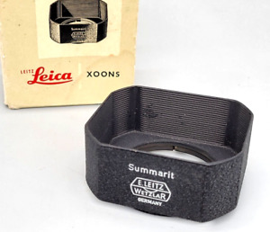 UNUSED! Leica Leitz XOONS Camera Lenshood FOR 50MM Summarit  Xenon Lens w/Box