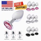 3pcs/SET Anal Butt Plug Jewelry STAINLESS S/M/L Sex Toy for Adult Couples Gift