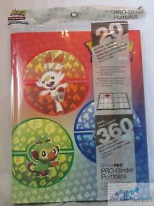 ULTRA PRO POKEMON Galar Scorbunny PRO-BINDER CARD HOLDER + 20 PAGES FOR CARDS