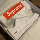 Supreme Nike Air Force 1 Low Size 13 White Red White Untouched Brand New NIB DS