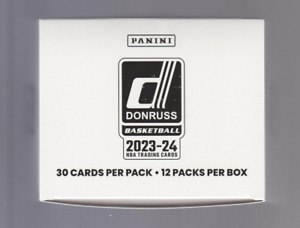 2023 24 PANINI DONRUSS BASKETBALL CELLO FAT PACK BOX - 12 FACTORY SEALED PACKS