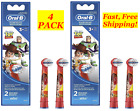 Oral B Kids Extra Soft Toy Story Replacement Toothbrush Brush Heads  2x2 4 PACK