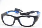 NEW WILEY X FLASH 1501 BLACK BLUE AUTHENTIC FRAMES SUNGLASSES 46-19