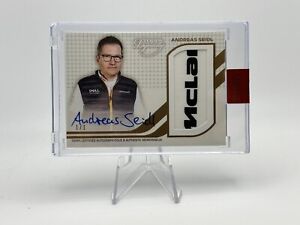 2021 Andreas Seidl Topps Dynasty Auto 1/1 McLaren Audi CEO F1 Formula 1 Gold