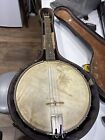 Vintage Frames 4 String Banjo with Case and Accesories Sold AS/IS