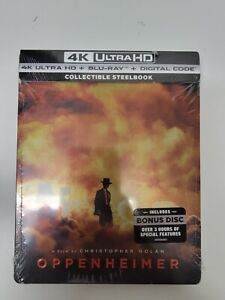 Oppenheimer Collectible Steelbook Edition - 4k Ultra + Blu-Ray + Digital