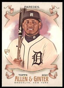 2021 Topps Allen & Ginter Base #254 Isaac Paredes - Detroit Tigers RC