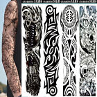 1/5 Pcs US man women Temporary Arm Body Art Sticker Waterproof Tattoo Sleeve
