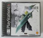 Final Fantasy VII 7 Black Label. 3 Discs (PlayStation 1 PS1, 1997) - w/ Manual