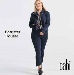 Cabi New NWT Barrister Trouser #6265 Navy blue Size 00 - 20 Was $136