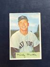 1954 Bowman Mickey Mantle Baseball Card New York Yankees